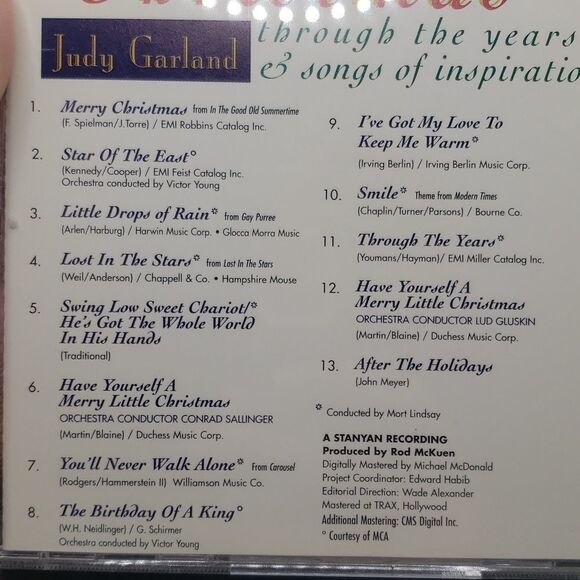 Laserlight digital Judy Garland Christmas through the years CD - Picture 2 of 5